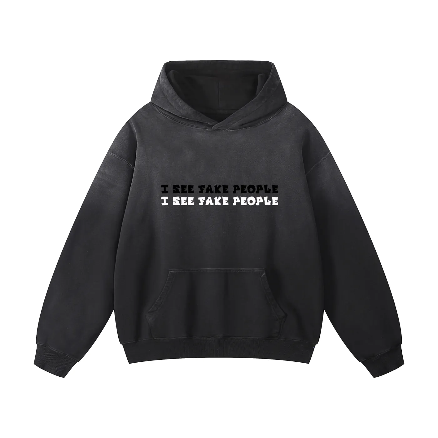I See Fake People (Washed Hoodie)